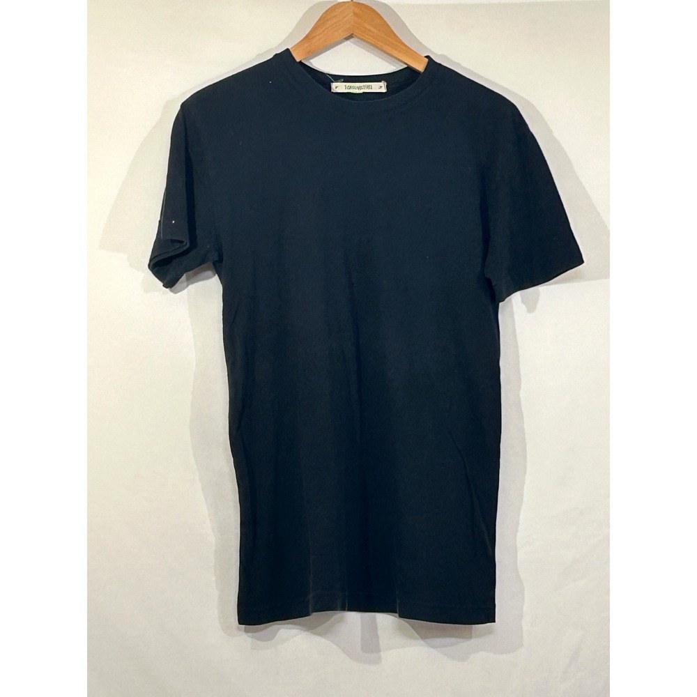 Heritage 1981 TShirt Men's Sz M Design Solid Black Short Sleeve